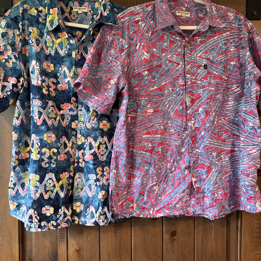 Mad Gringo Patterned Button-Up Shirts - image 1